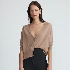 NWOT The Curated silk cashmere cardigan